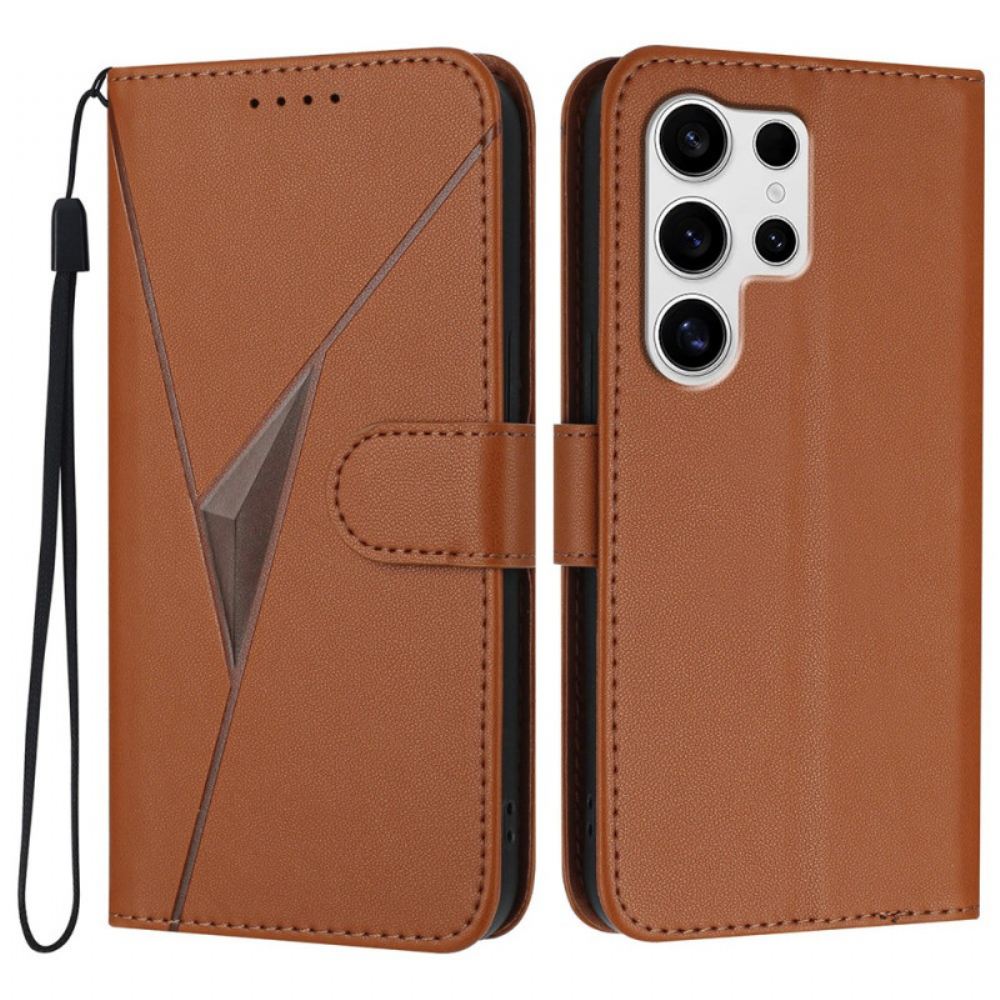 Peněženková Pouzdra Samsung Galaxy S25 Ultra 5g Trojúhelníkový Vzor