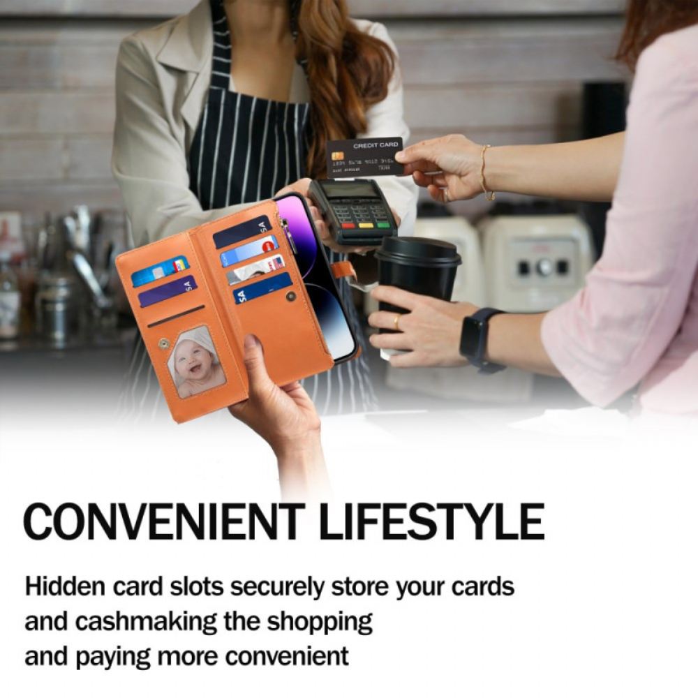 Peněženková Pouzdra Samsung Galaxy S25 Ultra 5g Řada Galaxy Eseble