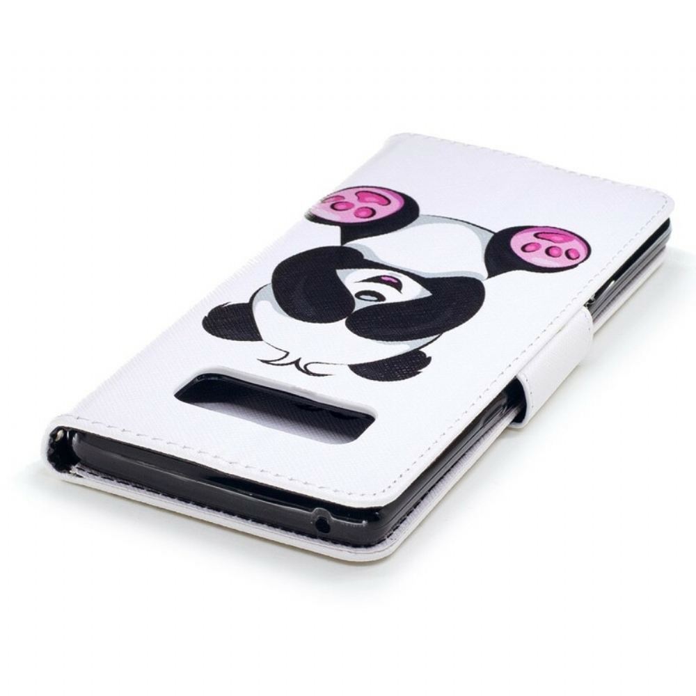 Flipové Pouzdro Na Samsung Galaxy Note 8 Panda Zábava