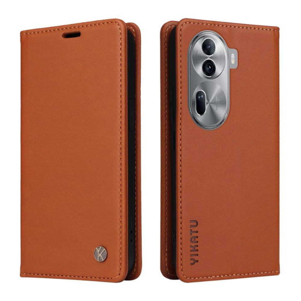 Kožené Pouzdro Folio Oppo Reno 11 5g Yikatu