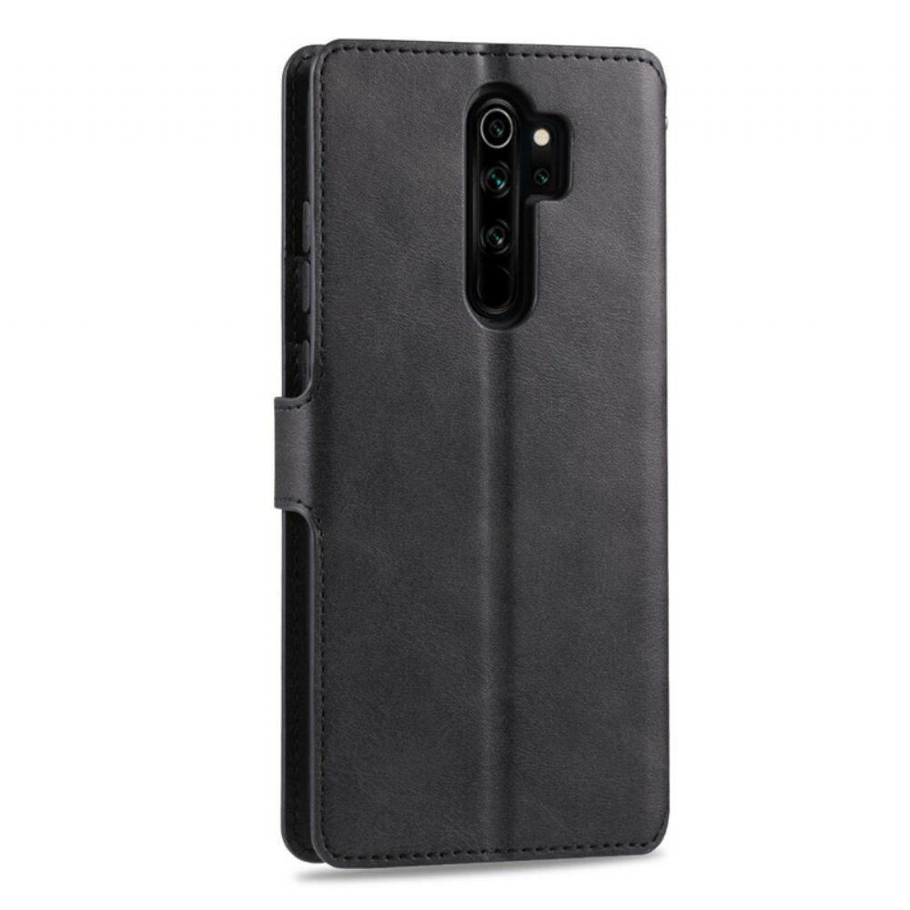 Flipové Pouzdro Na Xiaomi Redmi Note 8 Pro Kožený Efekt Azns