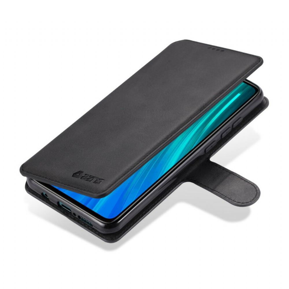 Flipové Pouzdro Na Xiaomi Redmi Note 8 Pro Kožený Efekt Azns