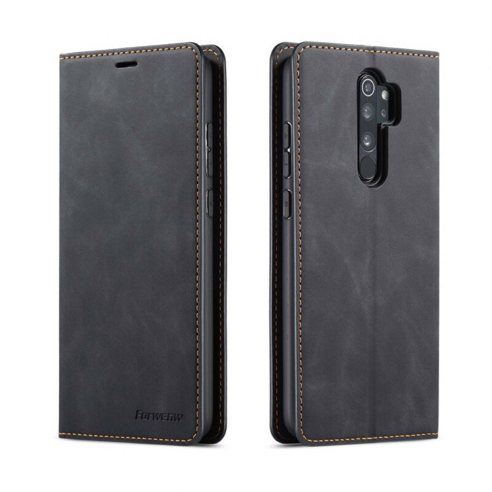 Flipové Pouzdro Na Xiaomi Redmi Note 8 Pro Kožený Efekt Forwenw