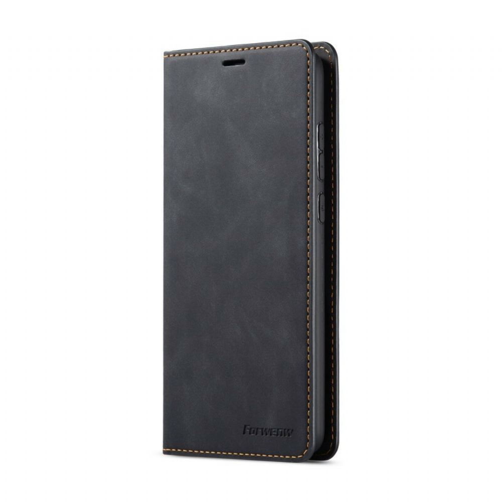 Flipové Pouzdro Na Xiaomi Redmi Note 8 Pro Kožený Efekt Forwenw
