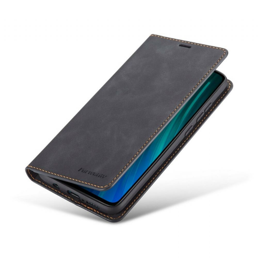 Flipové Pouzdro Na Xiaomi Redmi Note 8 Pro Kožený Efekt Forwenw