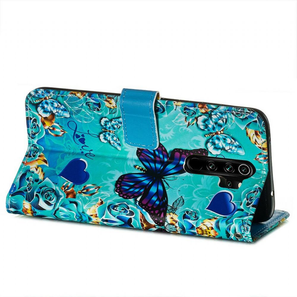 Flipové Pouzdro Na Xiaomi Redmi Note 8 Pro Na Lana Love Butterflies Strappy