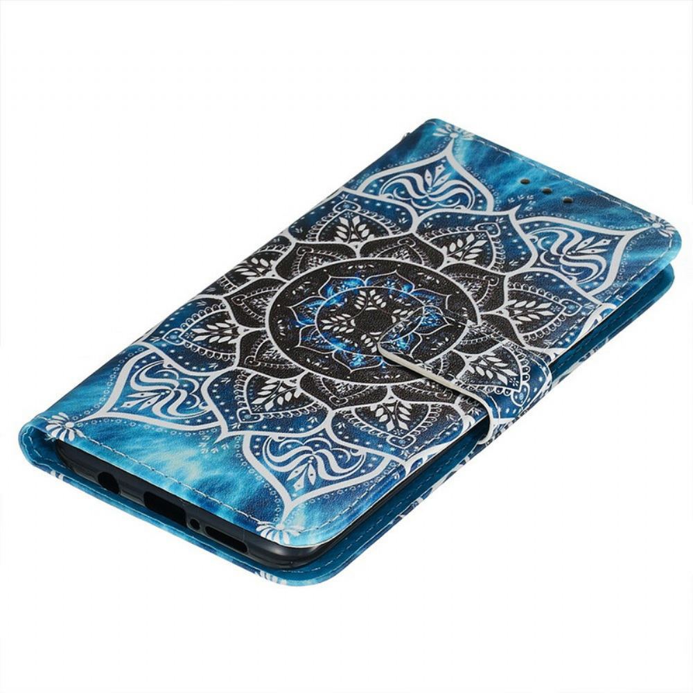 Flipové Pouzdro Na Xiaomi Redmi Note 8 Pro Na Lana Mandala S Černým Řemínkem