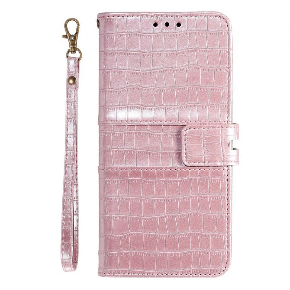 Flipové Pouzdro Na Xiaomi Redmi Note 8 Pro Úplně Croc