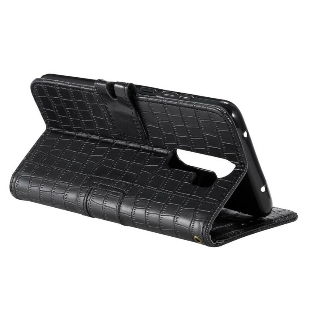 Flipové Pouzdro Na Xiaomi Redmi Note 8 Pro Úplně Croc