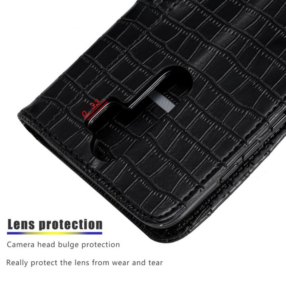 Flipové Pouzdro Na Xiaomi Redmi Note 8 Pro Úplně Croc