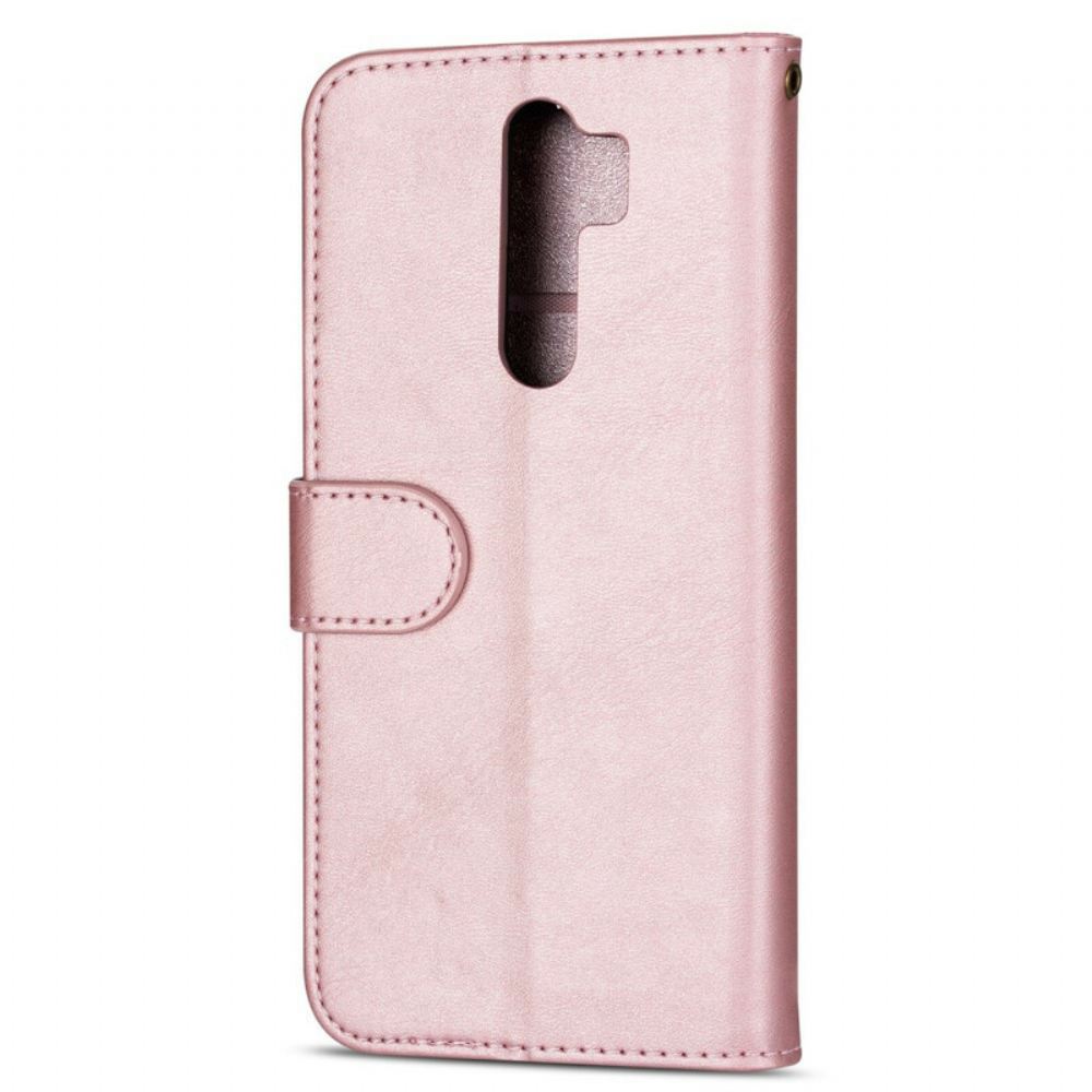 Kožené Pouzdro Na Xiaomi Redmi Note 8 Pro Kabelka Se Šňůrkou