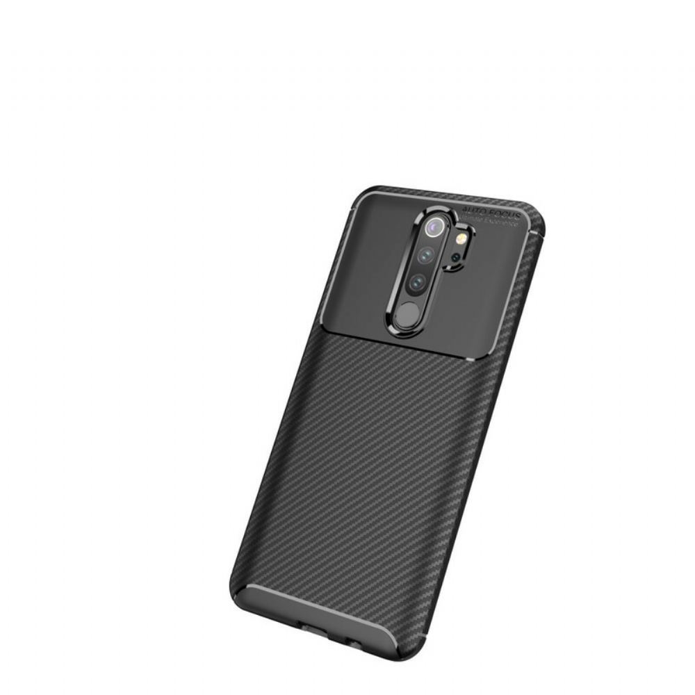 Kryt Na Xiaomi Redmi Note 8 Pro Flexibilní Textura Uhlíkových Vláken