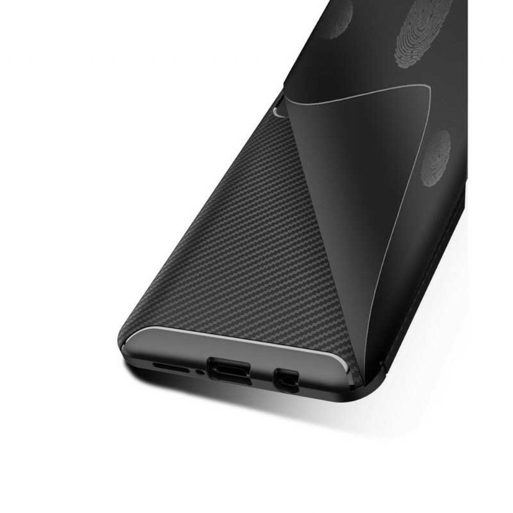 Kryt Na Xiaomi Redmi Note 8 Pro Flexibilní Textura Uhlíkových Vláken