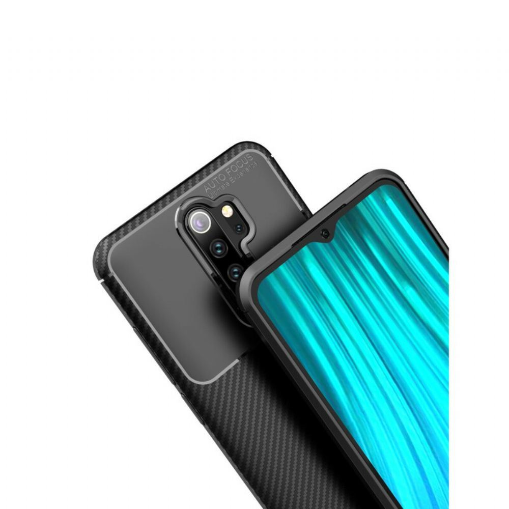 Kryt Na Xiaomi Redmi Note 8 Pro Flexibilní Textura Uhlíkových Vláken