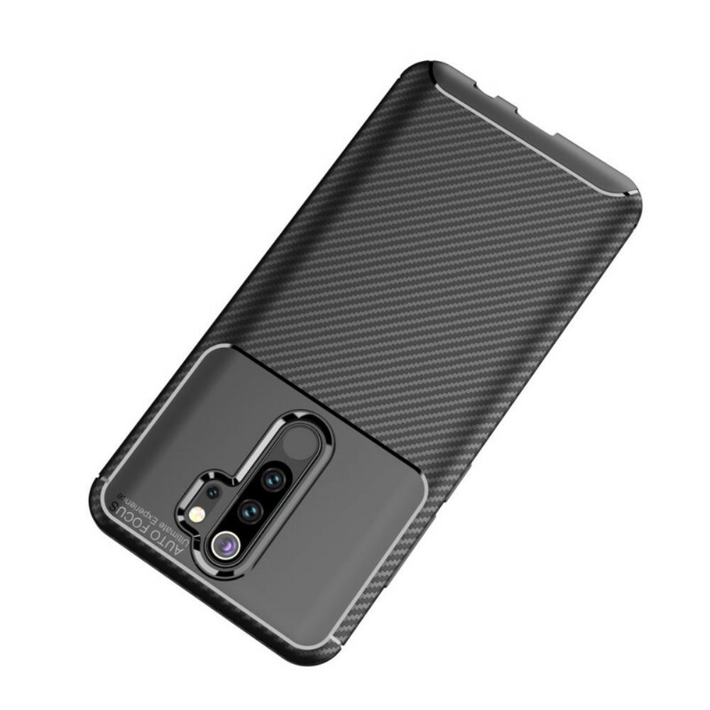 Kryt Na Xiaomi Redmi Note 8 Pro Flexibilní Textura Uhlíkových Vláken