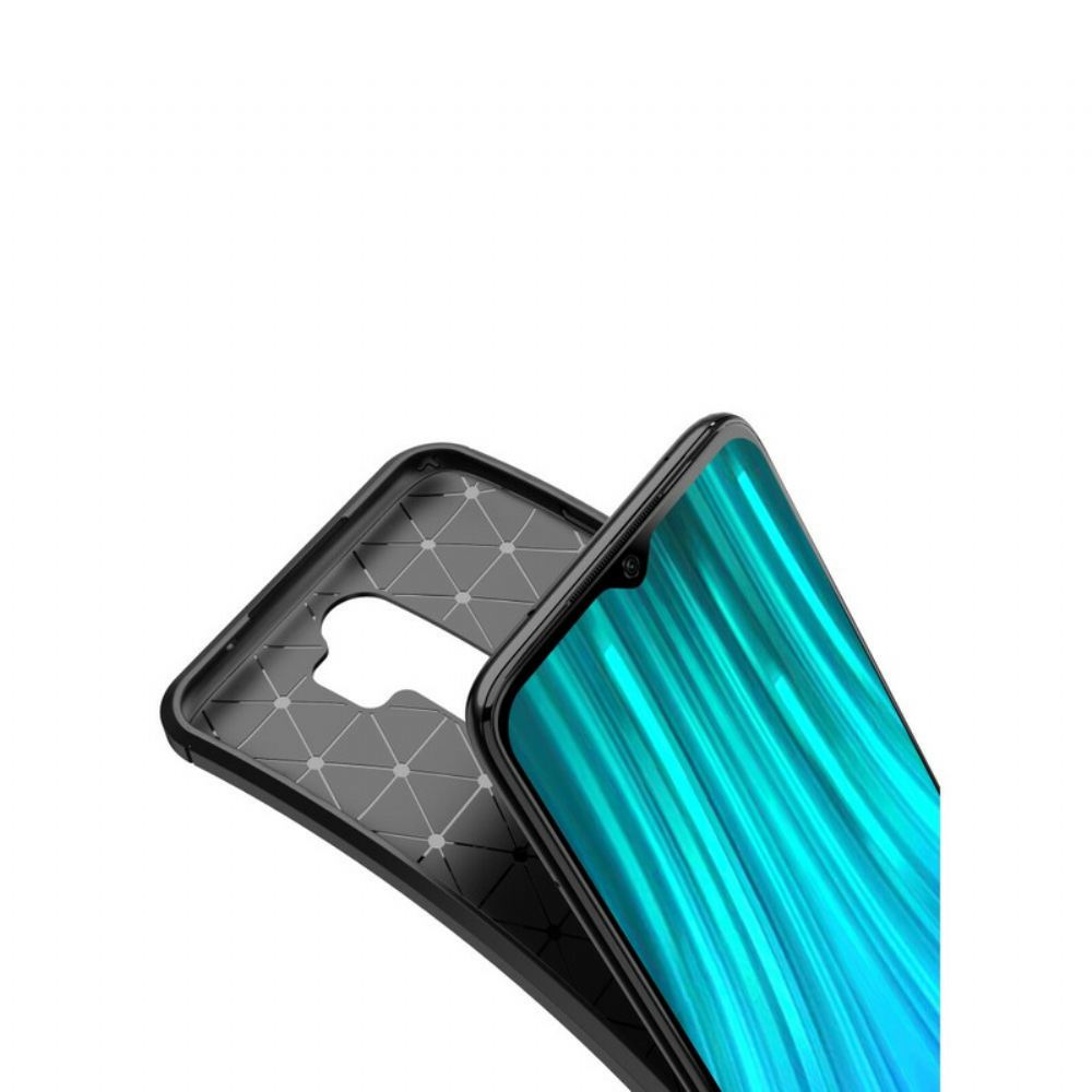 Kryt Na Xiaomi Redmi Note 8 Pro Flexibilní Textura Uhlíkových Vláken