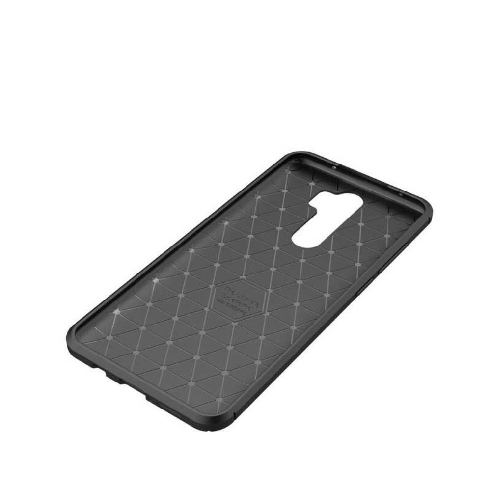 Kryt Na Xiaomi Redmi Note 8 Pro Flexibilní Textura Uhlíkových Vláken