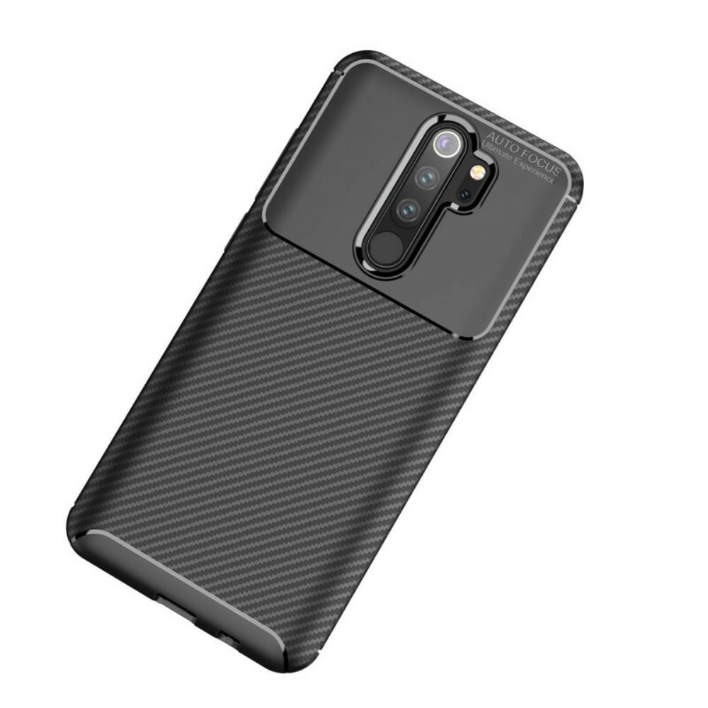 Kryt Na Xiaomi Redmi Note 8 Pro Flexibilní Textura Uhlíkových Vláken