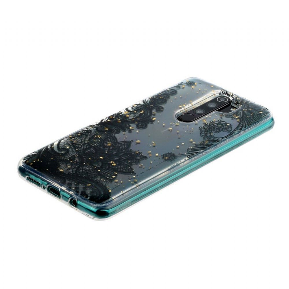 Kryt Na Xiaomi Redmi Note 8 Pro Krajkové A Flitrové Květiny
