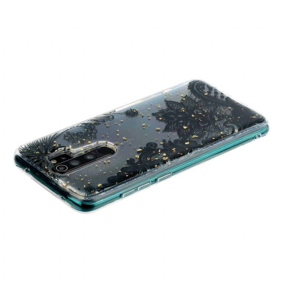Kryt Na Xiaomi Redmi Note 8 Pro Krajkové A Flitrové Květiny