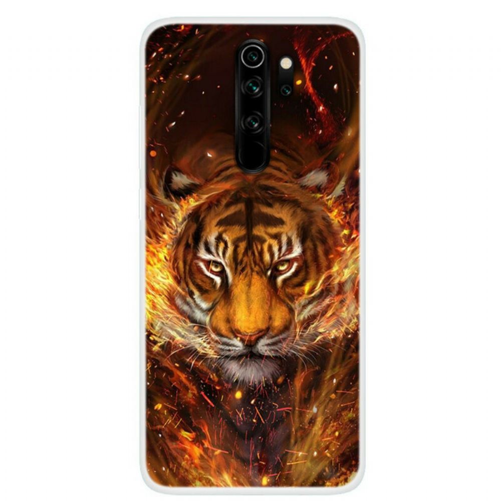 Kryt Na Xiaomi Redmi Note 8 Pro Ohnivý Tygr