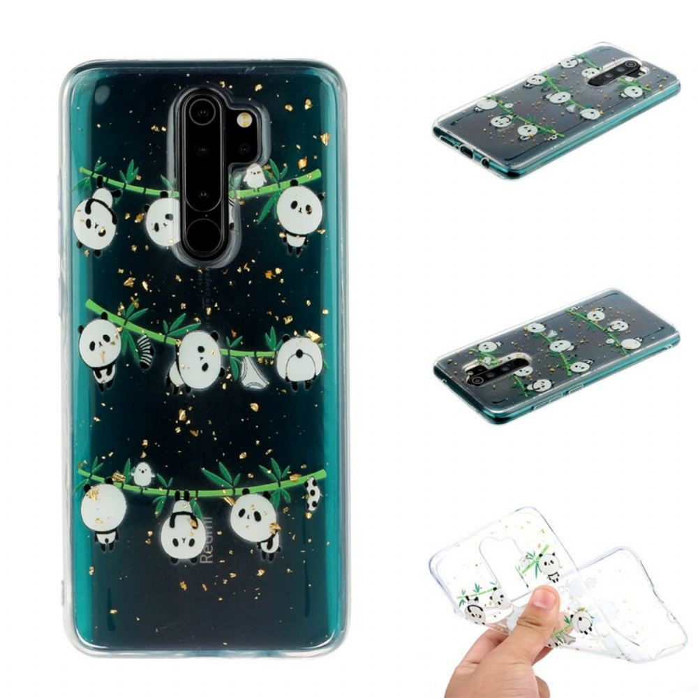Kryt Na Xiaomi Redmi Note 8 Pro Pandy Na Prádelní Šňůře