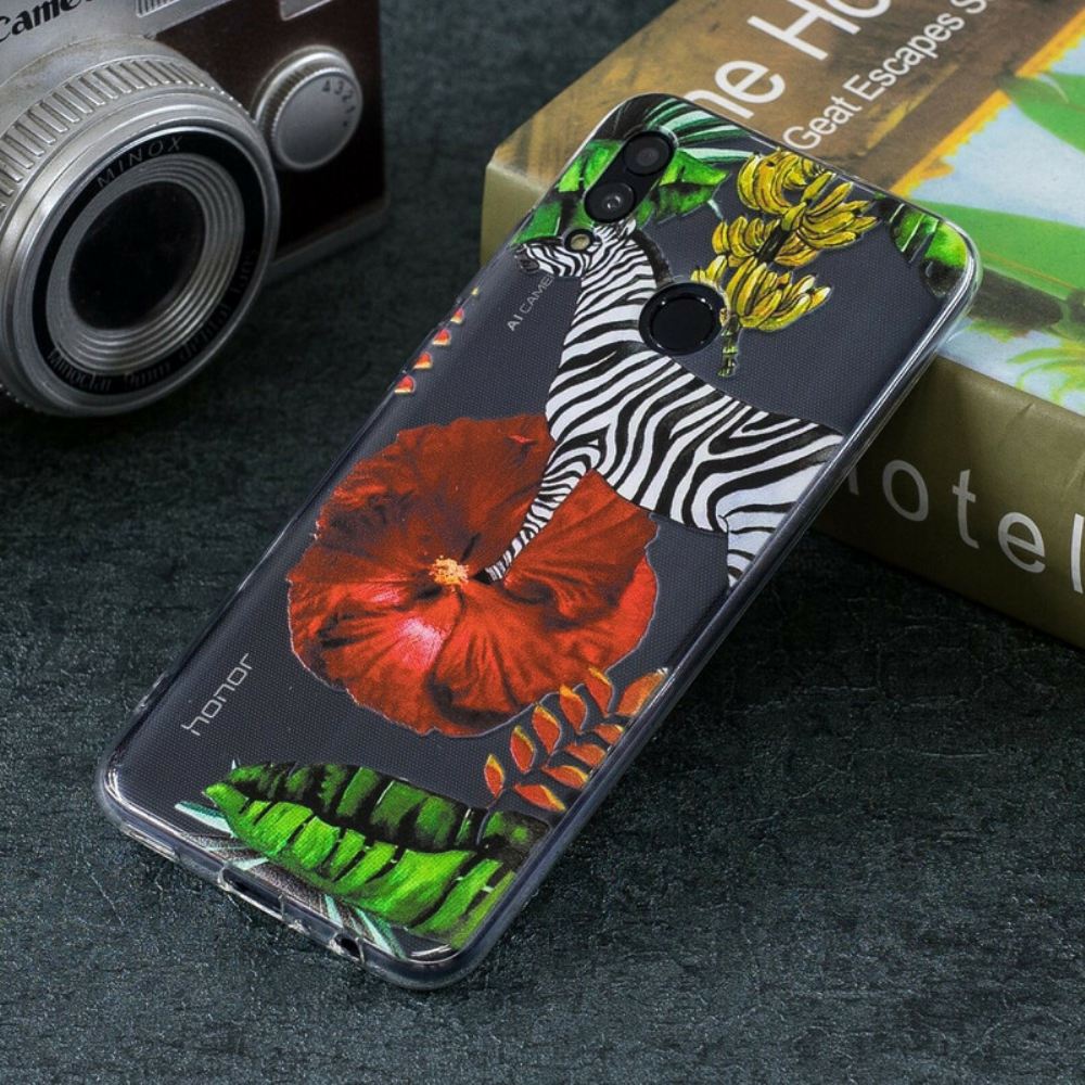 Kryt Na Huawei P Smart 2019 / Honor 10 Lite Zebra A Květiny