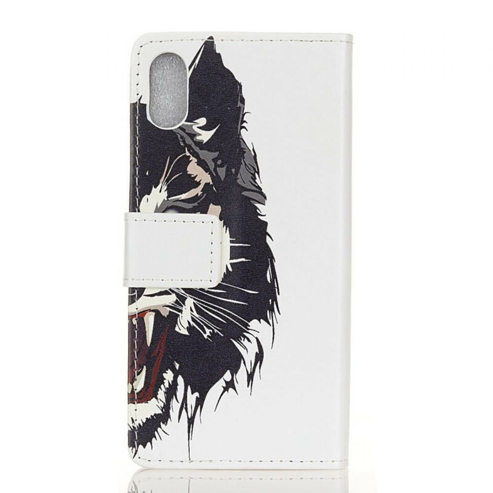 Flipové Pouzdro Na Xiaomi Redmi 9A Divoký Tygr
