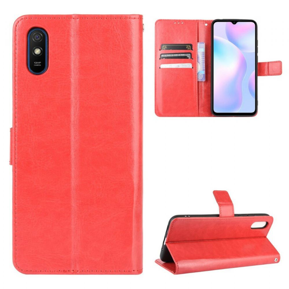 Flipové Pouzdro Na Xiaomi Redmi 9A Okázalá Umělá Kůže