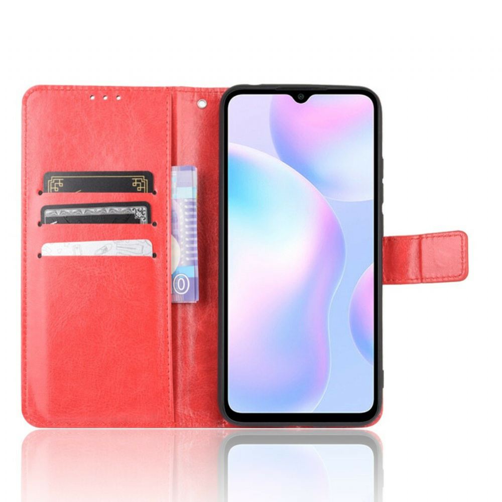 Flipové Pouzdro Na Xiaomi Redmi 9A Okázalá Umělá Kůže