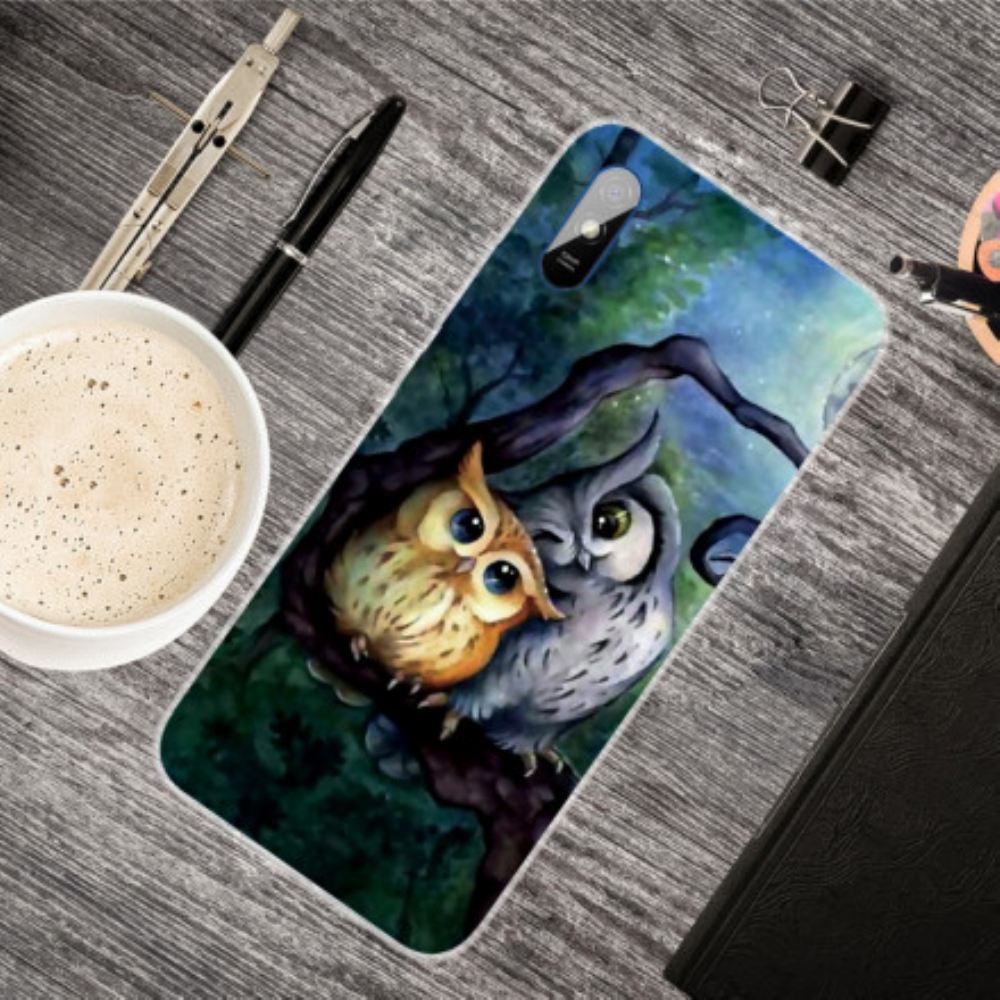 Kryt Na Xiaomi Redmi 9A Malování Sov