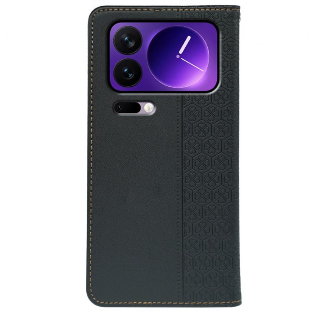 Kožené Pouzdro Folio Xiaomi 17 Pro Frieze