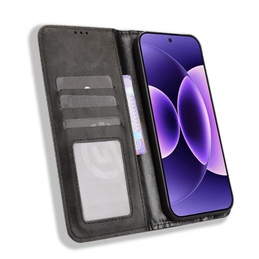 Kožené Pouzdro Xiaomi 17 Pro Kryty Na Mobil Vintage Okraj