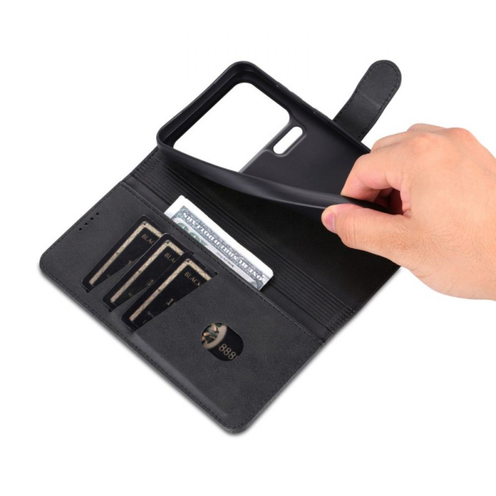 Kožený Kryt Na Xiaomi 17 Pro Kožený Efekt Azns