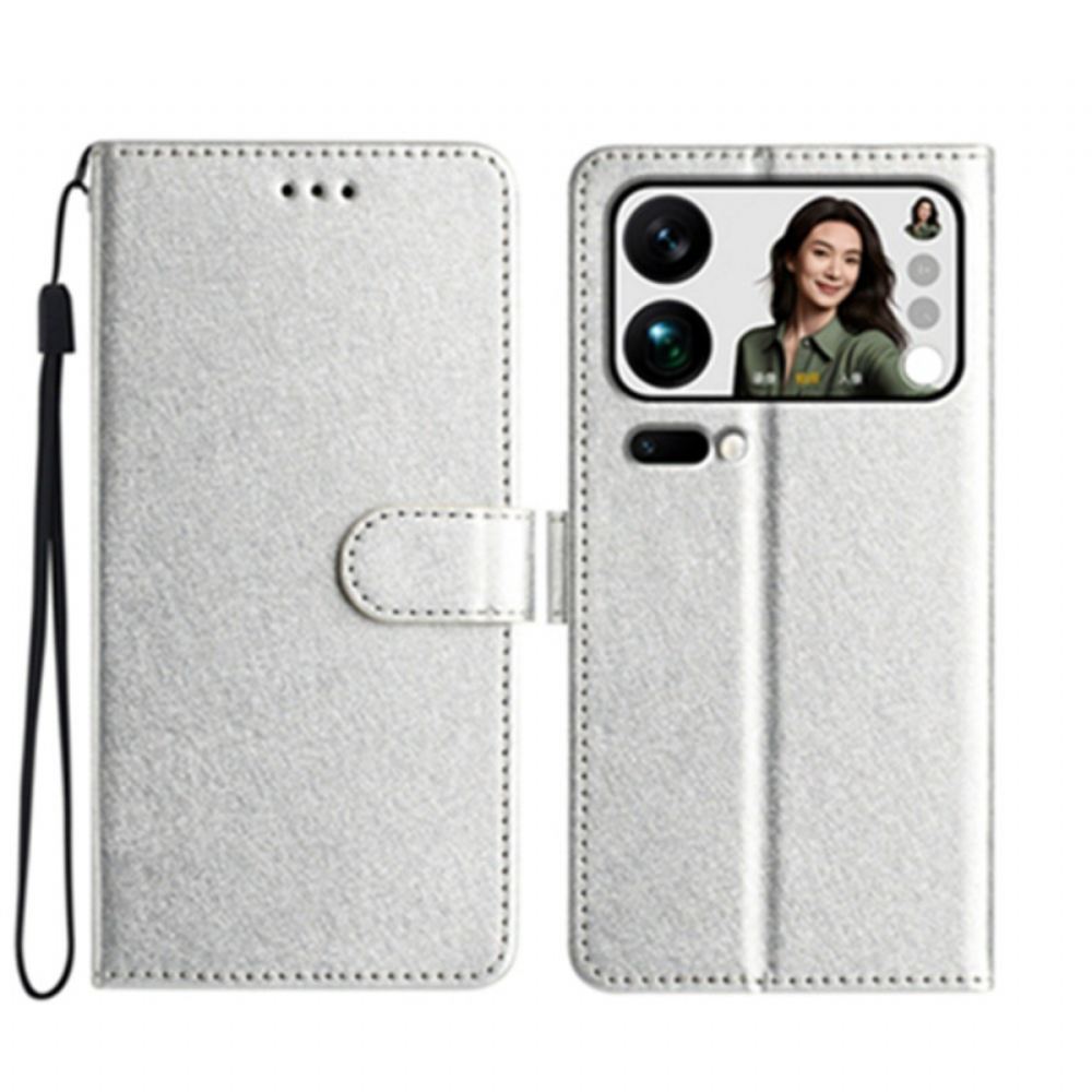 Kožený Kryt Na Xiaomi 17 Pro Hedvábná Textura