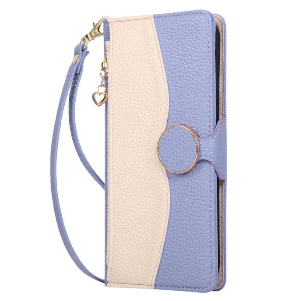 Kožený Kryt Na Xiaomi 17 Pro Peněženka Na Zip