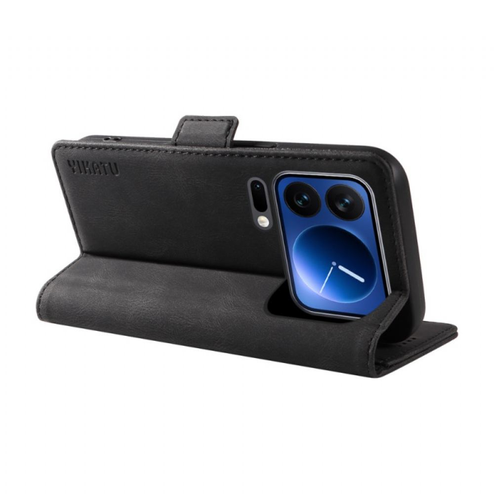 Kožený Kryt Na Xiaomi 17 Pro Vintage Yikatu