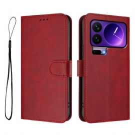 Kožený Kryt Xiaomi 17 Pro Kožený Efekt S Rfid Blokováním