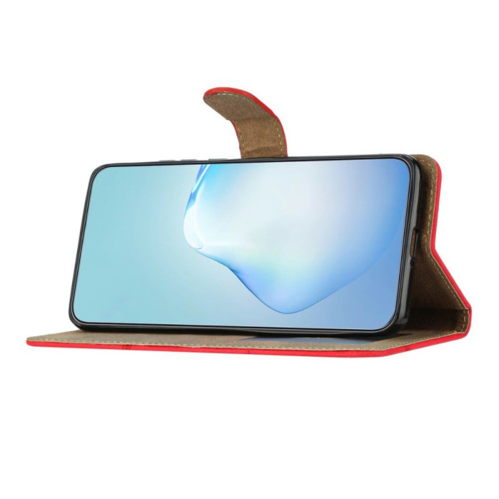 Kožený Kryt Xiaomi 17 Pro Potisk Linií