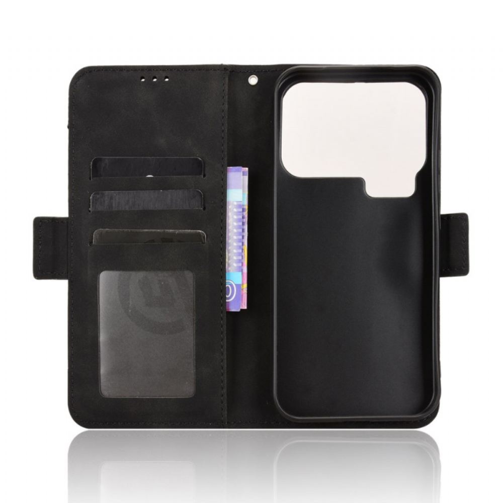 Kožený Kryt Xiaomi 17 Pro Sloty Pro Více Karet