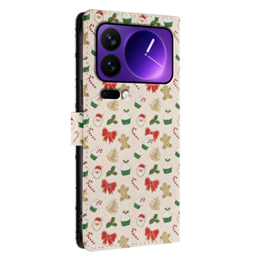 Kožený Kryt Xiaomi 17 Pro Vánoce