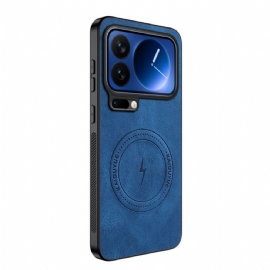 Kryt Na Xiaomi 17 Pro Kožený Efekt Magsafe