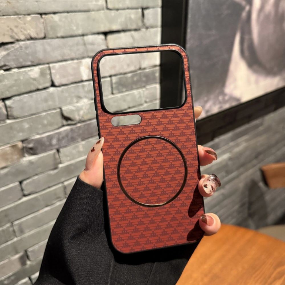 Kryt Na Xiaomi 17 Pro Magnetická Trojúhelníková Textura Hory