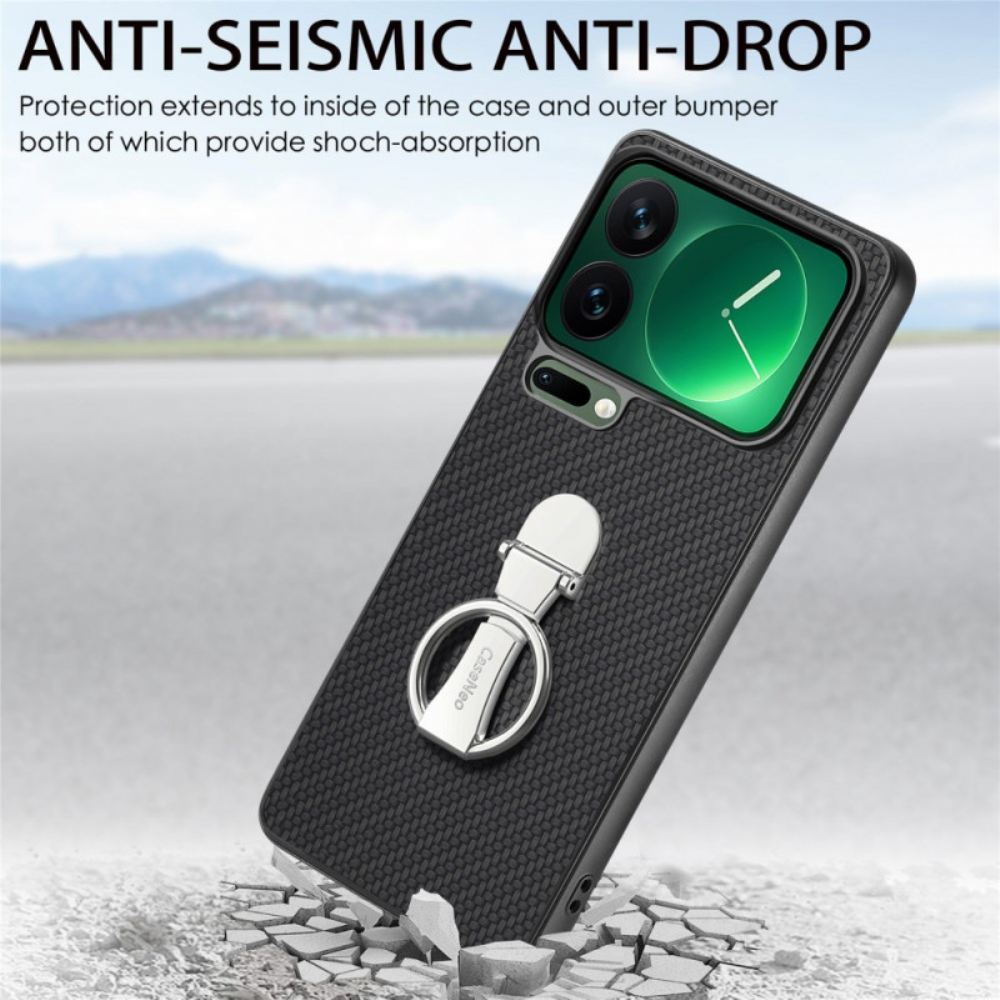 Kryt Xiaomi 17 Pro Držák Na Karty A Integrovaný Stojan