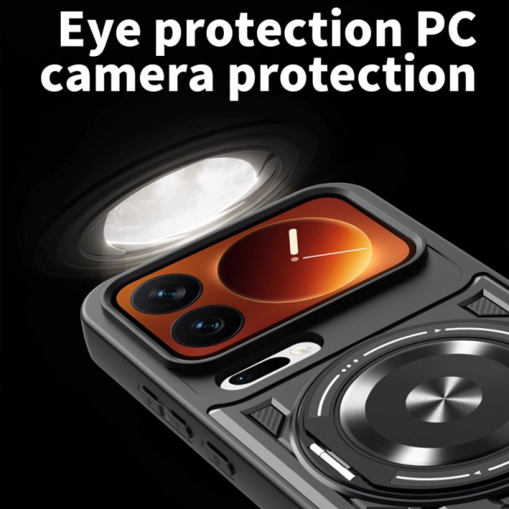 Kryt Xiaomi 17 Pro Magnetické Zapínání S Otočným Stojánkem