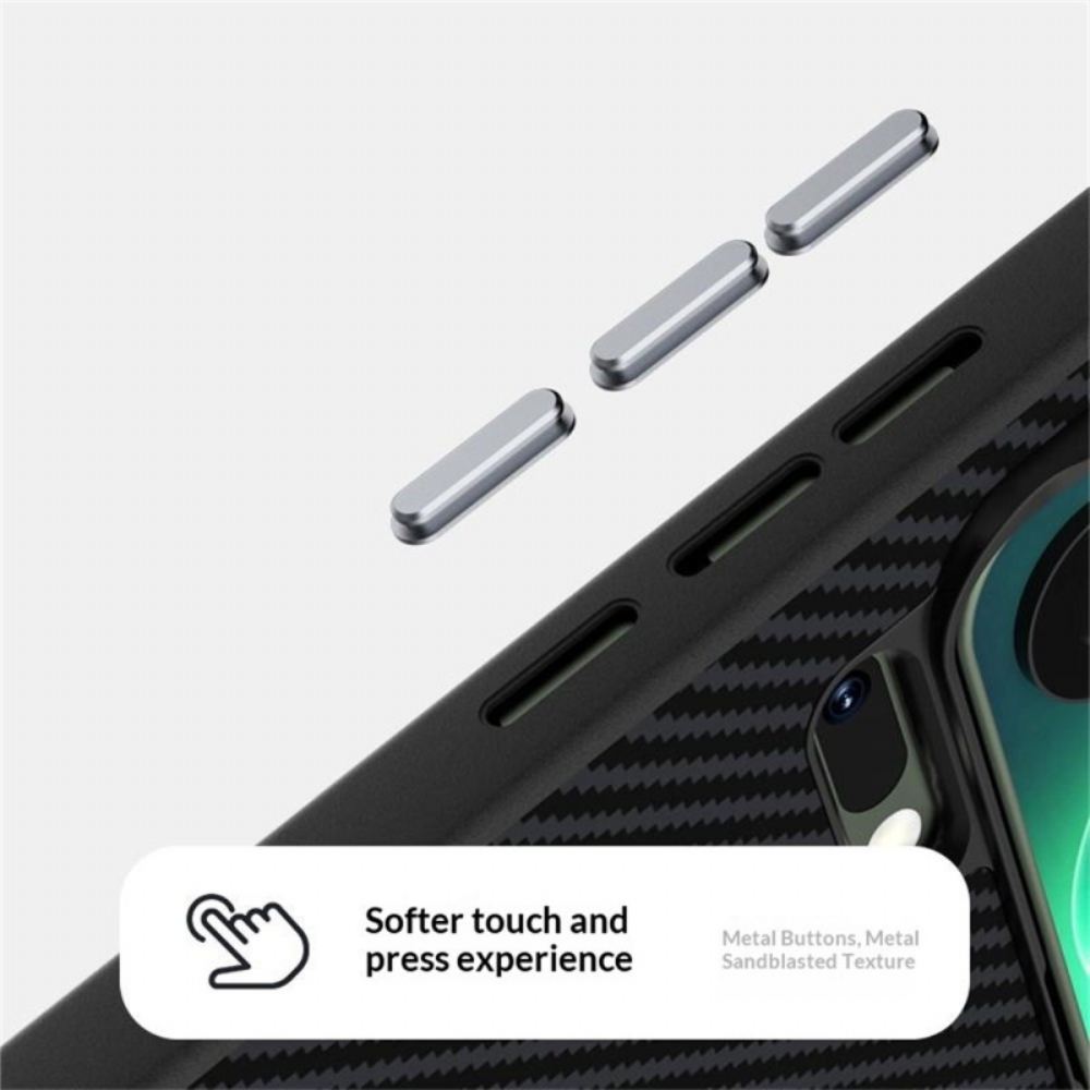 Kryt Xiaomi 17 Pro Magnetické Zapínání Z Uhlíkových Vláken Abeel