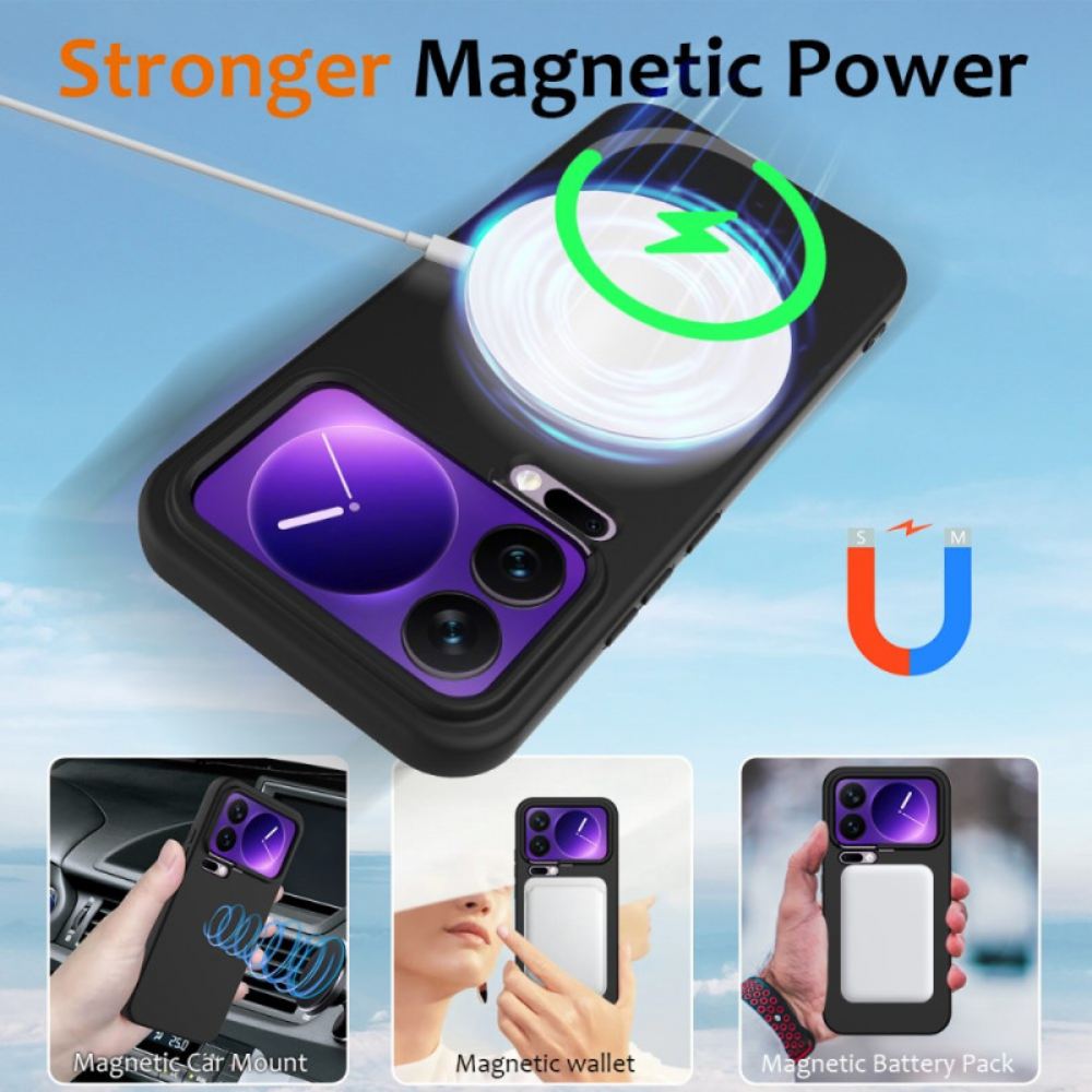 Kryt Xiaomi 17 Pro Magnetický Tekutý Silikon