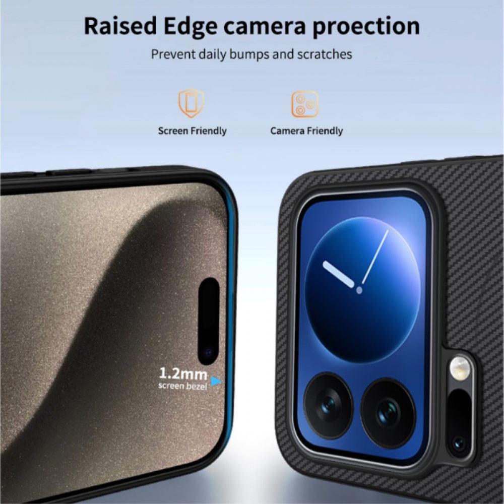 Kryt Xiaomi 17 Pro Magsafe Uhlíkové Vlákno