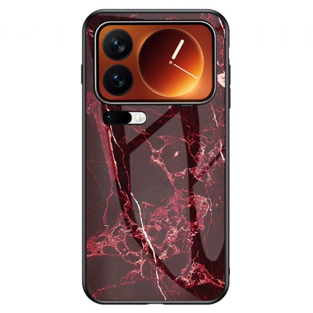 Kryt Xiaomi 17 Pro Mramorový Vzor Z Tvrzeného Skla