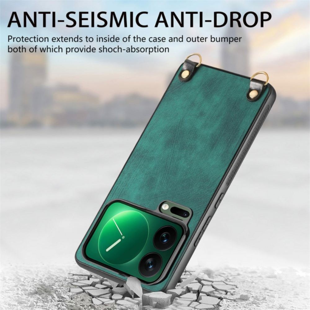 Kryt Xiaomi 17 Pro Retro Umělá Kůže